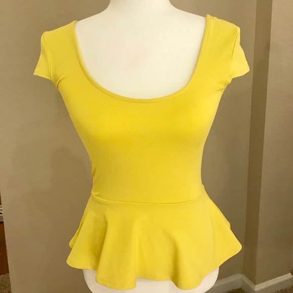 bebe Tops - NWT Bebe Peplum Top XS